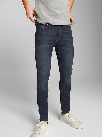 Dark Blue Denim Jeans